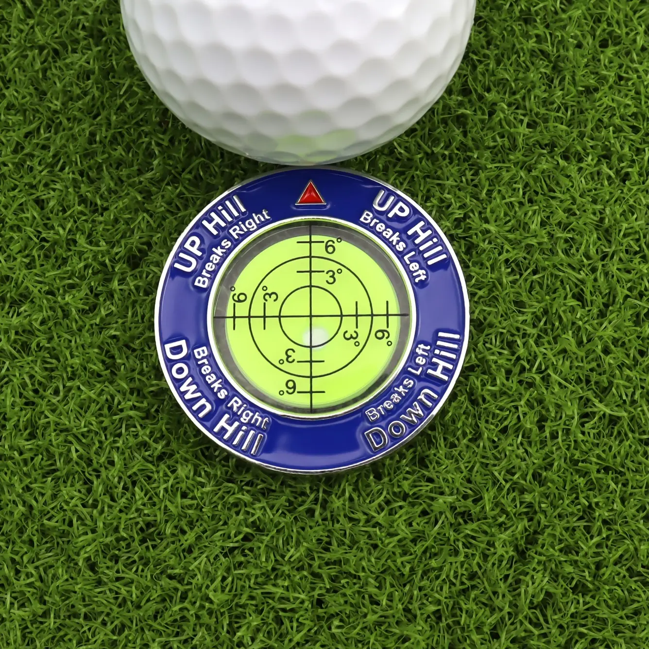1pc Slope Master Pro Reader, Level Gauge, Ball Position Marker, Golf Equipment, Golf Putting Tool, Double-Sided Ball Marker, Essential Golf Accessory, Golf Supply, Golf Gadgets