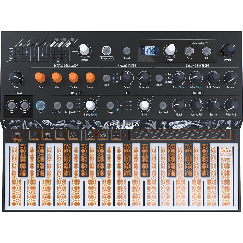 Arturia MicroFreak - Hybrid Analog/Digital Synthesizer with Mutable Instruments Plaits