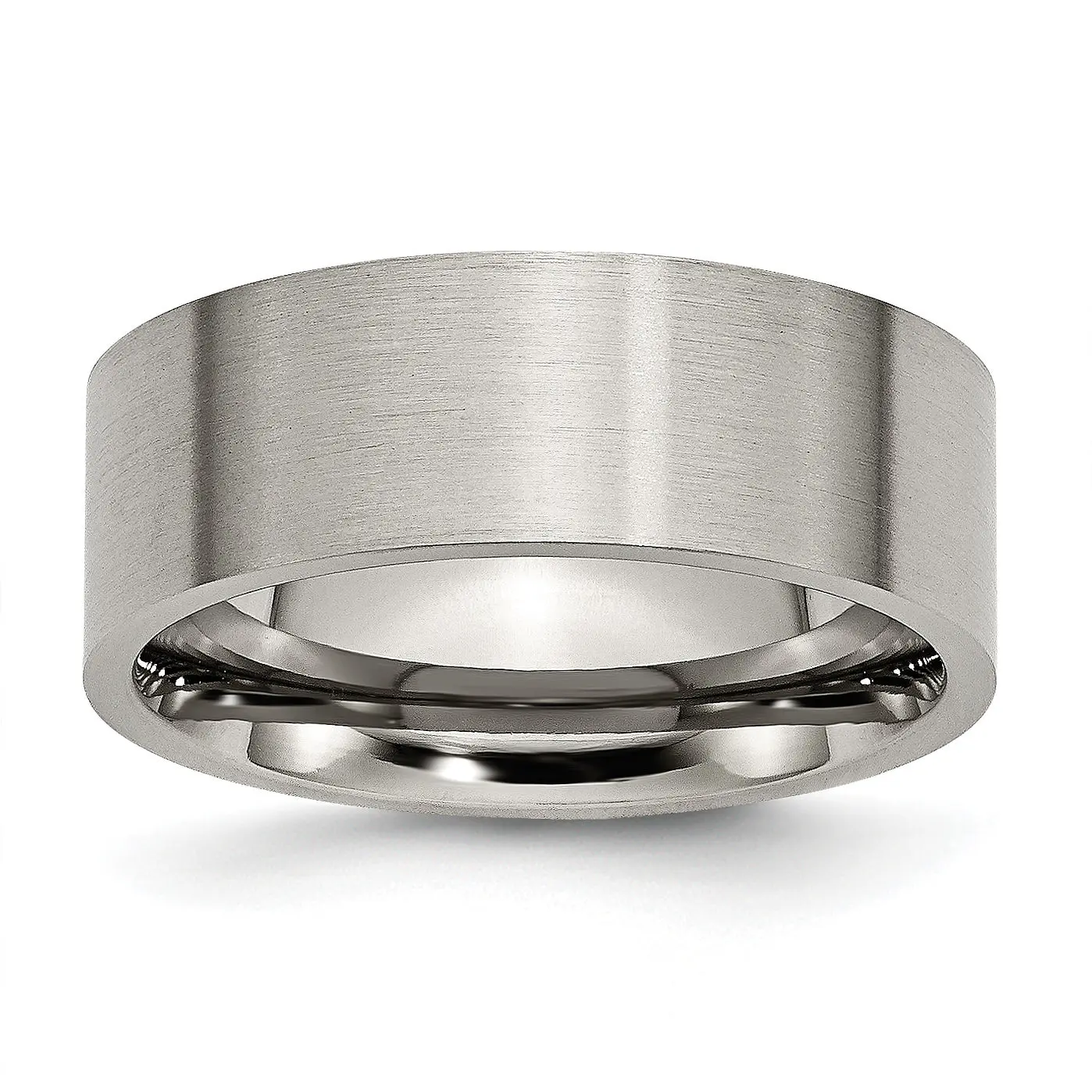 Sophia Jewelers Titanium Brushed Comfort Fit Unisex Engravable Wedding Band