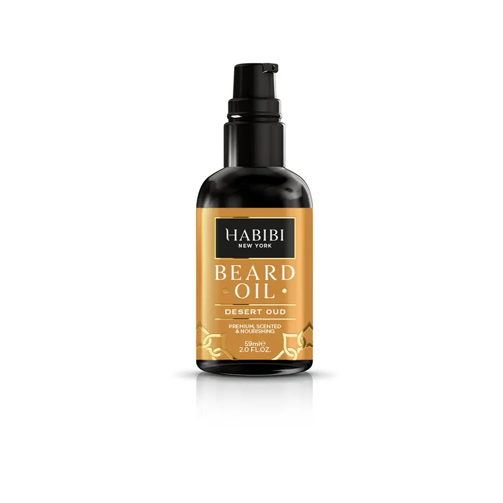 HABIBI NEW YORK Desert Oud Beard Oil - Premium Scented & Nourishing