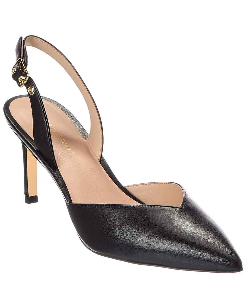 Stuart Weitzman Ryder 75 Leather Slingback Pump