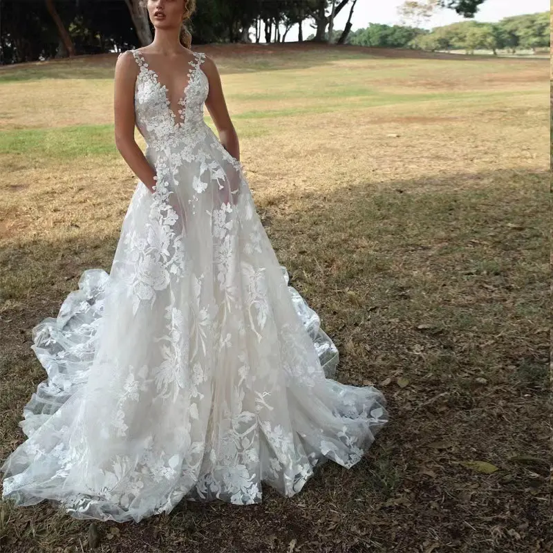 Women's tutu dress lace bridal wedding dress sexy pure white suspender bridesmaid dress