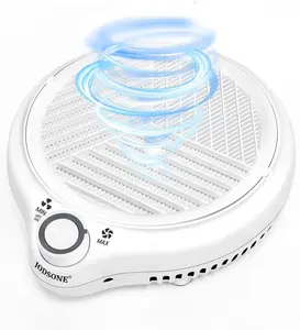 JODSONE Nail Dust Collector Compact Vacuum Fan Efficient Dusting Round Nail Duster Must-Have for Manicures