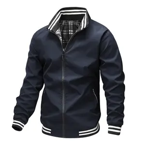 Retro Striped Jacket for Men Stylish Streetwear Long Sleeve Polyester Black Heated Fur Coat Western Fleece Winter Clothes Trendy Daily Looks - Fashion