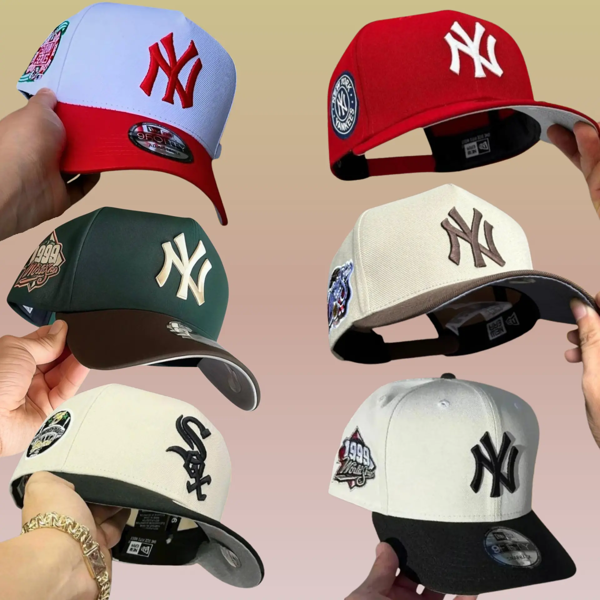 New Era LA Dodgers NY Yankees Premium 9FIFTY Snapback Cap – 59FIFTY Style Adjustable Baseball Hat for Men Women, Embroidered Logo, Flat Bill Urban Streetwear, Comfortable Everyday Fit, Timeless Athletic Fashion, USA 2026