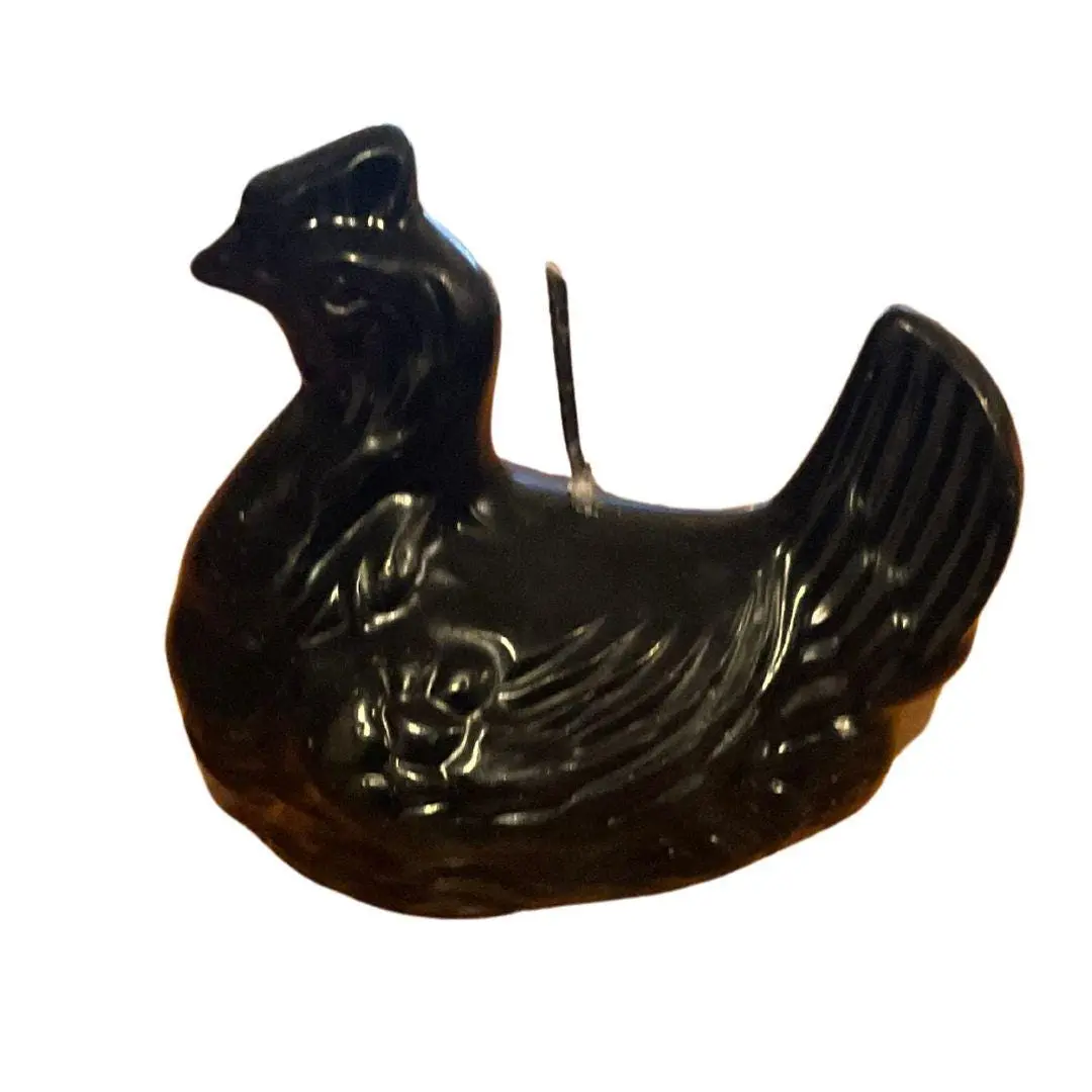 Black chicken candle beeswax Black chicken candle beeswax