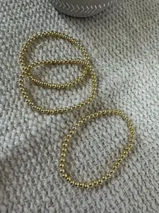 Custom Gold Filled Stretchy Band Bracelet