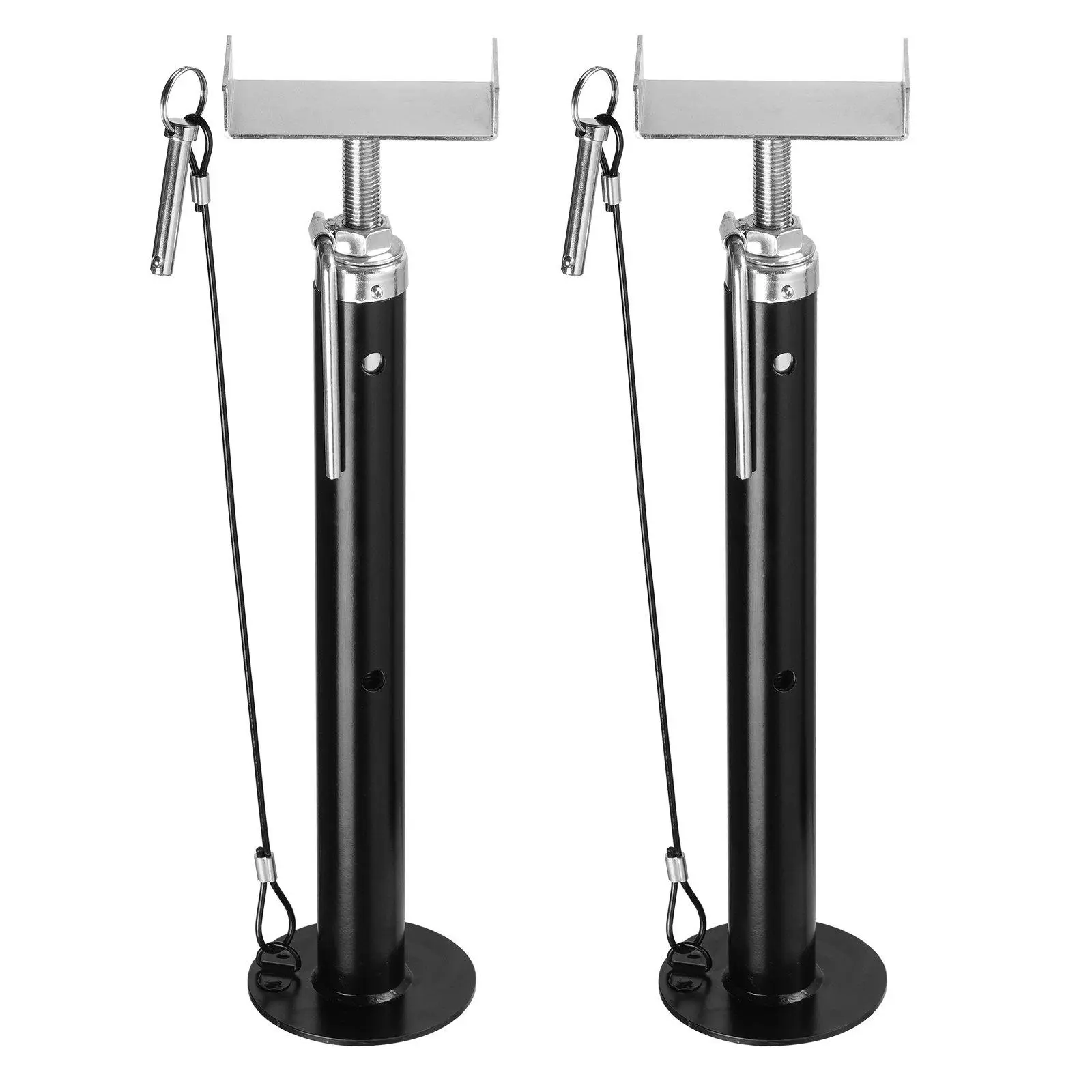 RV Slide Out Support Jacks, 5000 lbs Capacity Each Slide Out Stabilizer, Adjusts from 20"-48" Camper Slide Out Support Jacks, Heavy-duty Slideout Stabilizers for RV, Camper and Travel Trailer