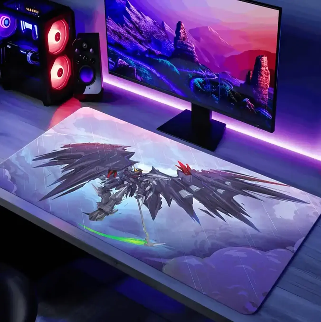 Deathscythe Desk Mat Gundam Mobile Suit Mouse Pad, TCG Card Game GCG Playmat Gaming Mat Gift Keyboard Mat, Gundam Extended Mouse Pad – FASTSHIPPING