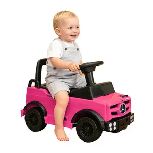 Mercedes-Benz Kids Push Car, Unimog Licensed Ride-On Toy with Anti-Slip Wheels & Bumper Guards for Safe Indoor/Outdoor Play