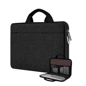 CHRISTMAS GIFT Laptop Bags 13-14 Inch Laptop Sleeve – Stylish Slim Briefcase Bag for MacBook, HP, Dell, Lenovo – Water-Resistant Work Tote for Men & Women