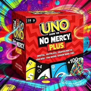UNO No Mercy PLUS Expanded Set – Fun Strategy Card Game for All Ages
