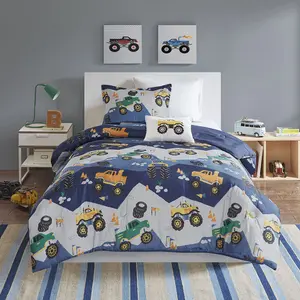 Monster Truck Comforter Set