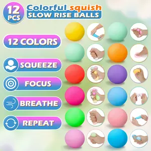 New fidgets Stress Balls, Squishy Toys, Squishy Squeeze Balls Bulk Fidget Toys for Adults Squishy Balls, Stress Relief Toys, Party Favors, Birthday Gift, Goodie Bag Stuffers