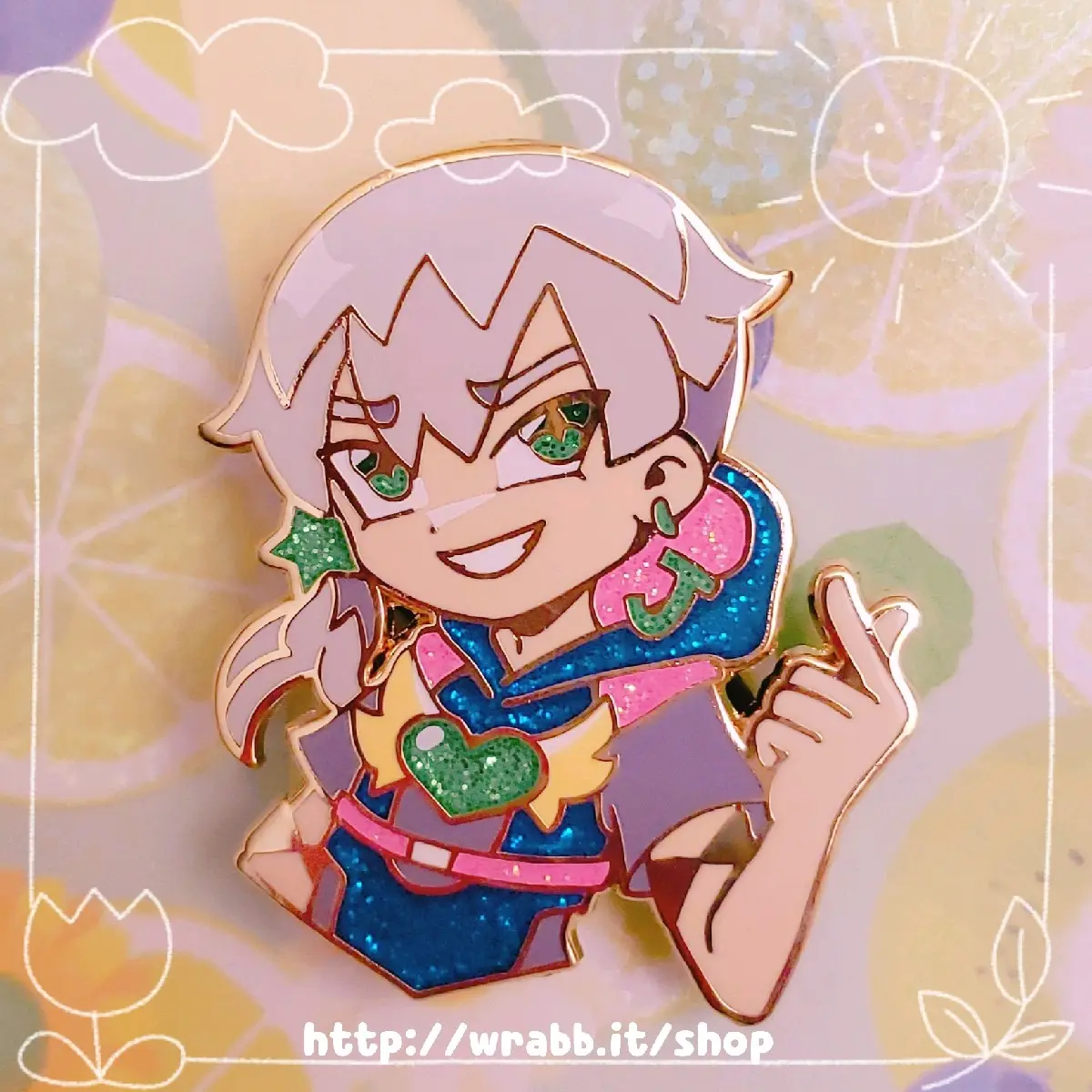 JJBA Jojos Bizarre Adventure Jojolands Enamel Pin - Jodio Joestar