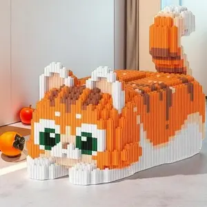 4688 Piece Cat Facial Tissue Box Puzzle Toy, Creative Building Block, Adult Colorful, Perfect Gift for Holidays, Home Decor, Learning Fun