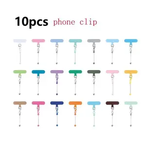 10-Pack DIY Phone Clips, Creative Holiday Phone Charms, Phone Chain, Office Supplies, Elegant Design, Fashionable Phone Accessories, Phone Decoration