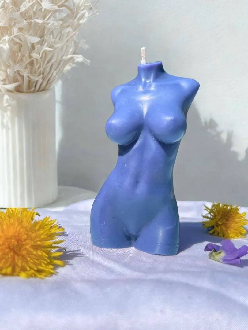 Goddess Body Beeswax Candle for Feminine Decor