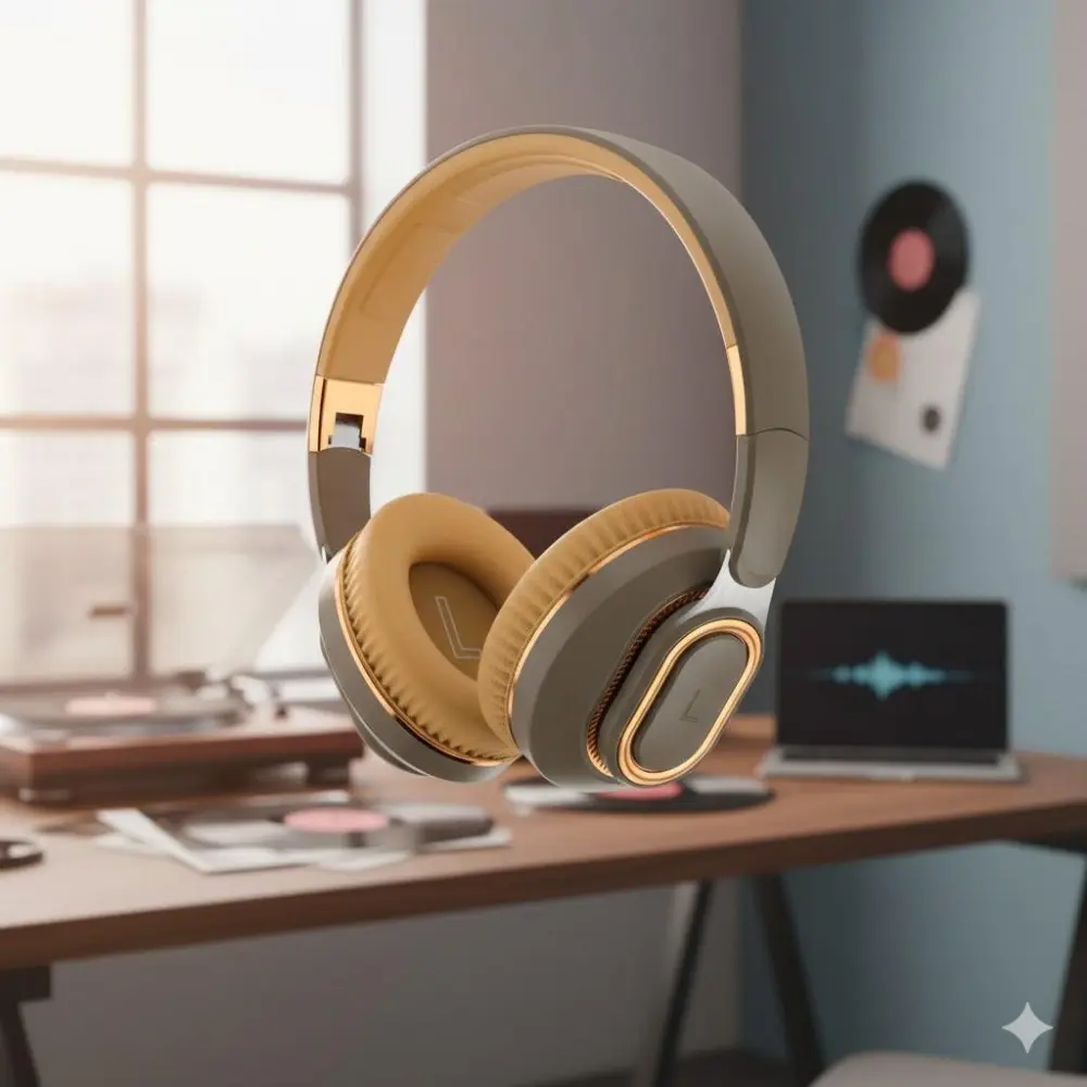 Low Latency Bluetooth 5.0 Wireless Gaming Headset with Mic for PC PS4 Phone. Adjustable Headband, Soft Earcups, Multi-function Controls for Music & Competitive Esports Gaming.
