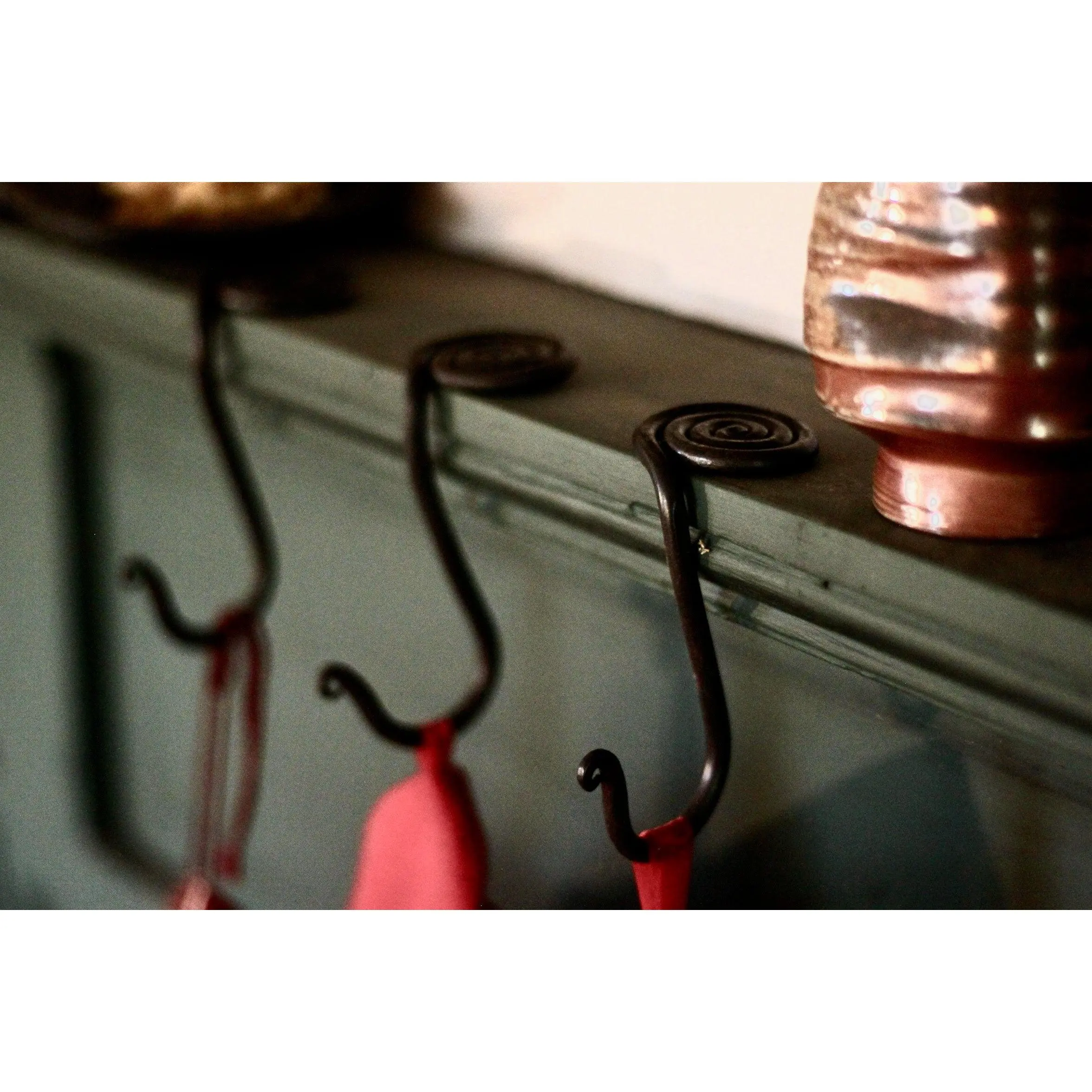 Stocking Holder Hook for Mantle/Shelf