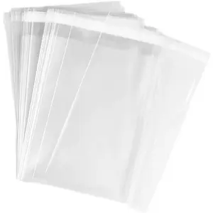 200 count 6x9 Clear Resealable Cello/Cellophane Bags Good for Bakery, Candle, Soap, Cookie Poly Bags