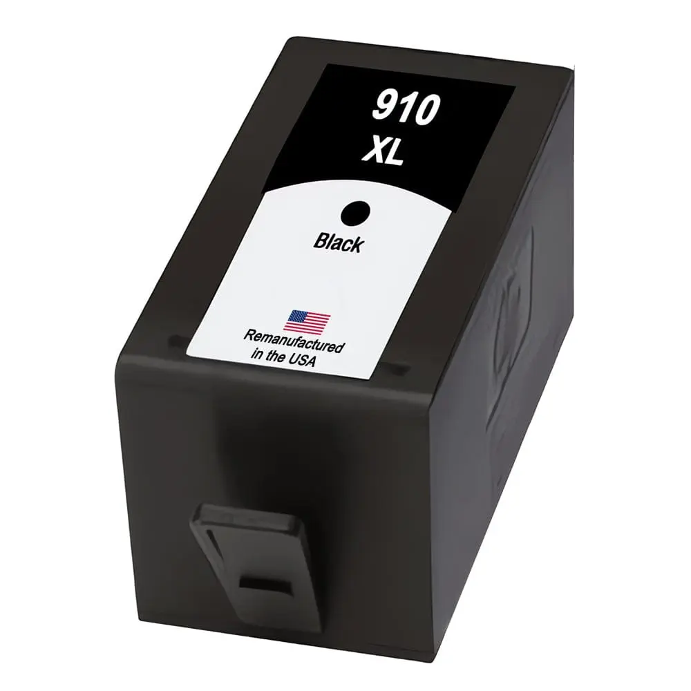 U.S. Remanufactured for HP 910XL (3YL65AN) Black High Yield Ink Cartridge New Chip