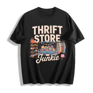 Vintage Thrift Store T-Shirt - a Casual Crew Neck Shirt Themed for Secondhand Enthusiasts, Perfect for Flea Market Outfits And Everyday Wear, Made from Comfortable Stretchy Fabric That Is Machine Washable