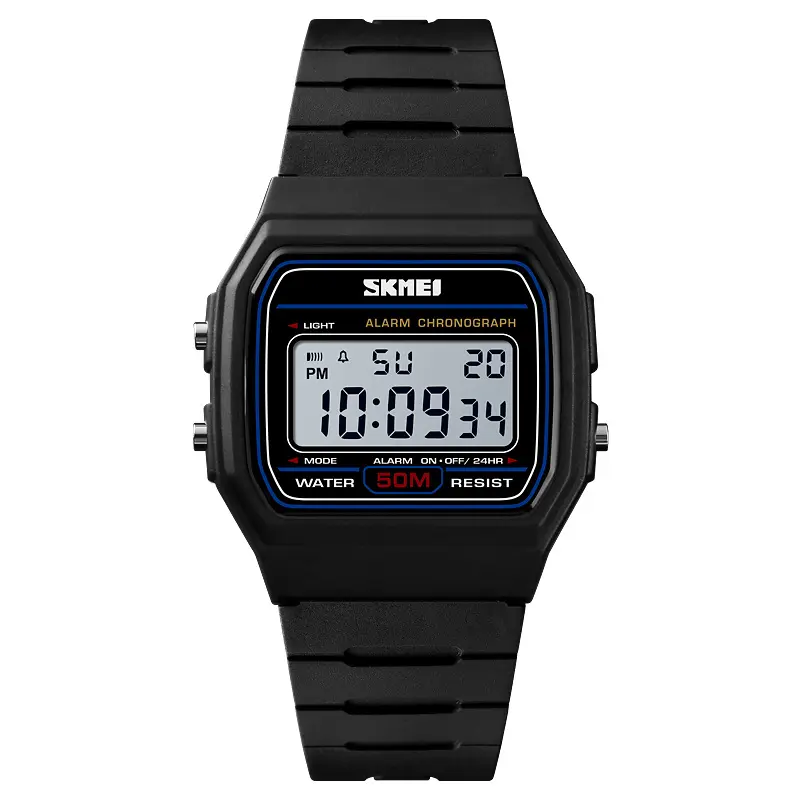 Unisex Classic Square Face Digital Display Watch - Solid Band, Retro Minimalist Design, Lightweight Roman Numeral Timepiece for Daily Wear (Fashion Men's Watch Accessory), Casual Trendy Wristwatch, Men's Accessories, Simple, Analog Digital Wristwatch