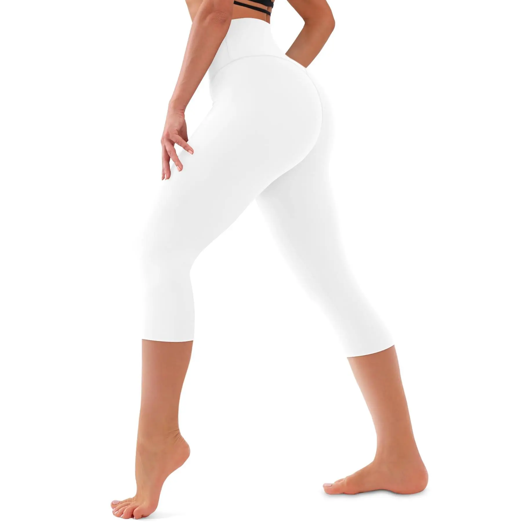 17-capri Pants White