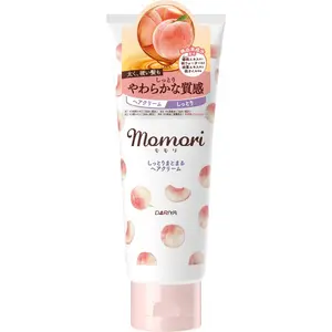 Momori Peach Rich Moist Hair Cream - 150ml Tube - Moisturizing Formula for Smooth, Radiant Hair Conditioner Haircare Shampoo Gentle