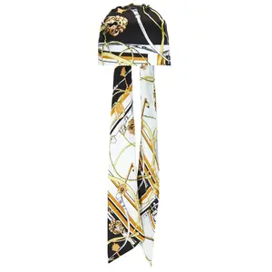 Eugenia Kim Gigi Headscarf in Ivory & Black