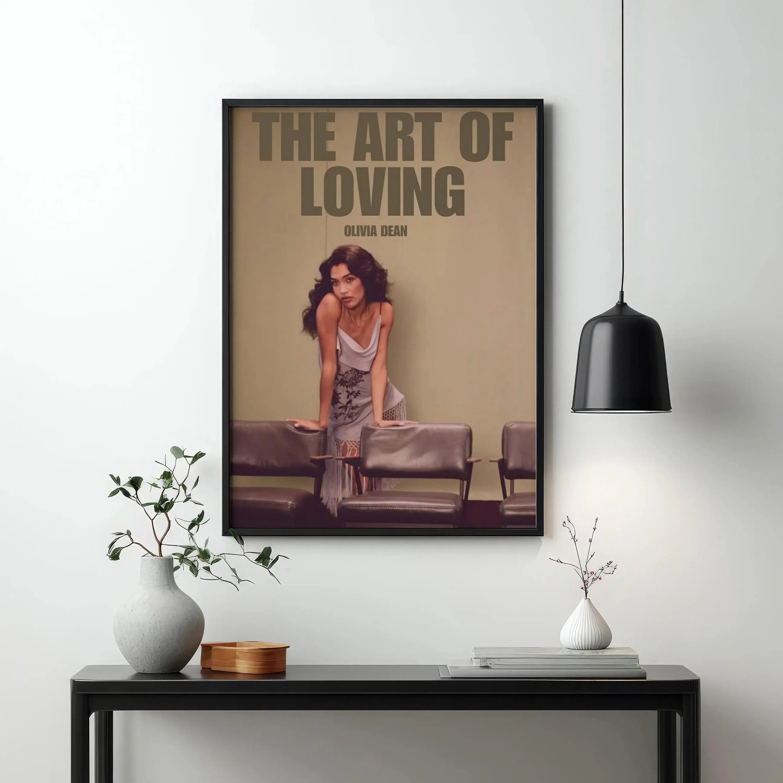 Olivia Dean Autograph-Style Poster, The Art of Loving Soul Pop Album Artwork, Trendy Music Print Decor for Bedroom & Fan Room, Unframed Room Decor