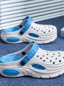 2026 New Hole Shoes Unisex Height Increase Sandal Eva Two-Wear Beach Slippers, Comfortable Open-Toe Design for Men & Women Slippers Sandals