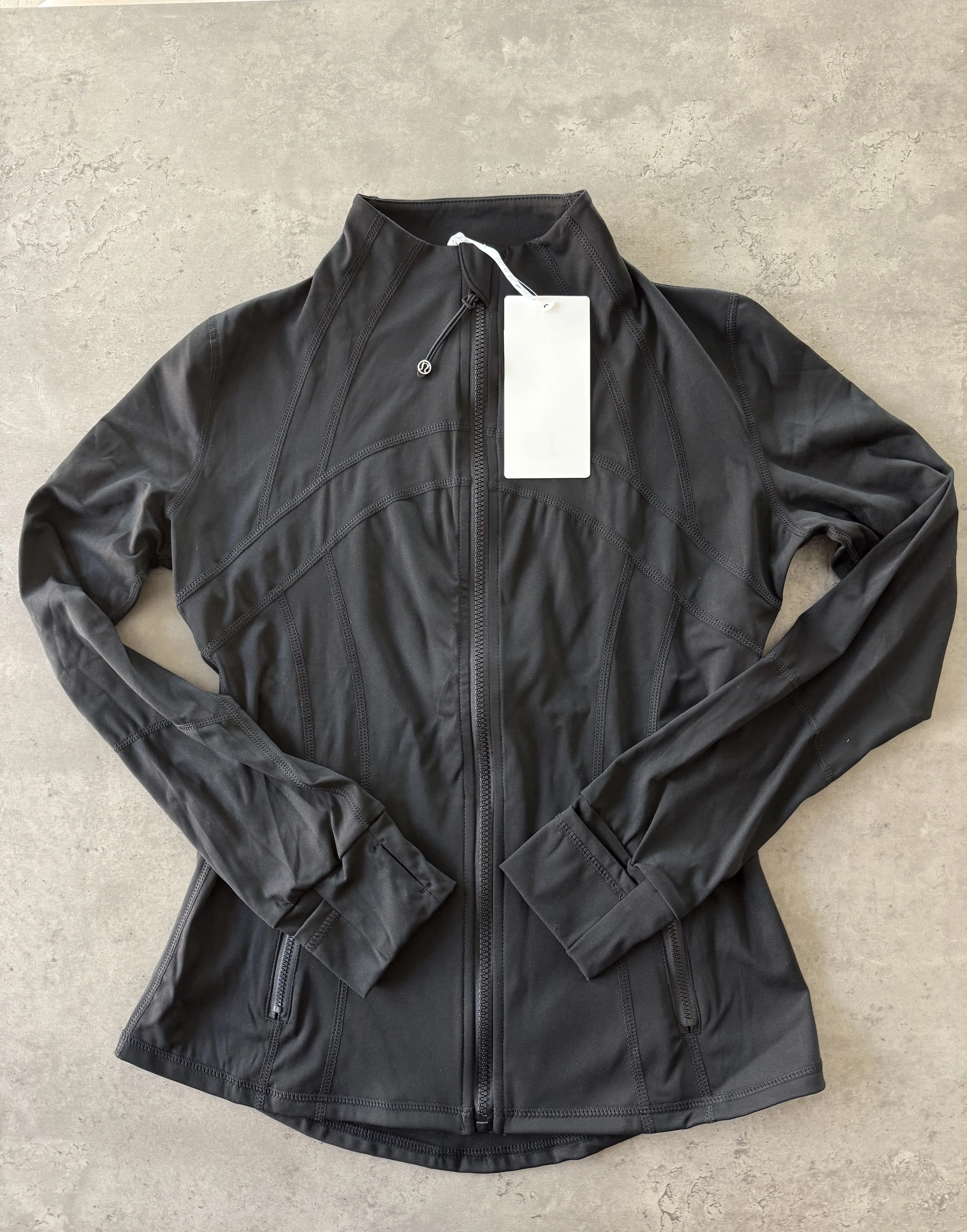 Define Jacket - Black Zip-Up with Pockets and Collar Define Jacket - Black Zip-Up with Pockets and Collar