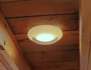 Peony Clip-On Shade for Recessed Lighting | 4” & 6” Sizes | Renter-Friendly | Softens Harsh Light