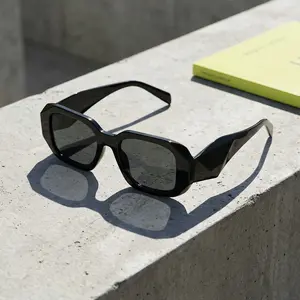 Trendy Rectangle Sunglasses for Women Men, 90s Retro Square Sunglasses, Y2K Color Tone, Classic Neutral Style, Beautiful UV Protection Accessories