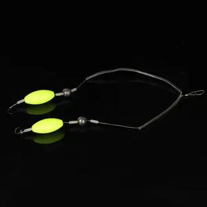 2026 (4pcs)Double-Hook Reverse Bottom Rig Anti-Tangle Free Floating Fishing Lures for Freshwater and Saltwater, Snag Resistant Swimming