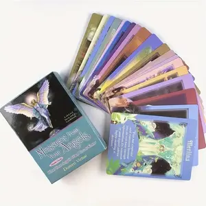 Angel Message Tarot Card Game, 1 Set Portable Tarot Card Game, Intelligence Multiplayer Game Card, Party Card Game Toy, Tarot Card Deck