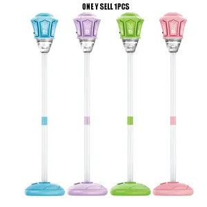 Bubble Maker Toy for Kids Vertical Bubble Maker Automatic BubbleBlaster with Music & Lights Adjustable HeightPerfect for Outdoor & PartyMassive Bubbles, Includes 60ML Bubble Solution Bubble Spinner Wand