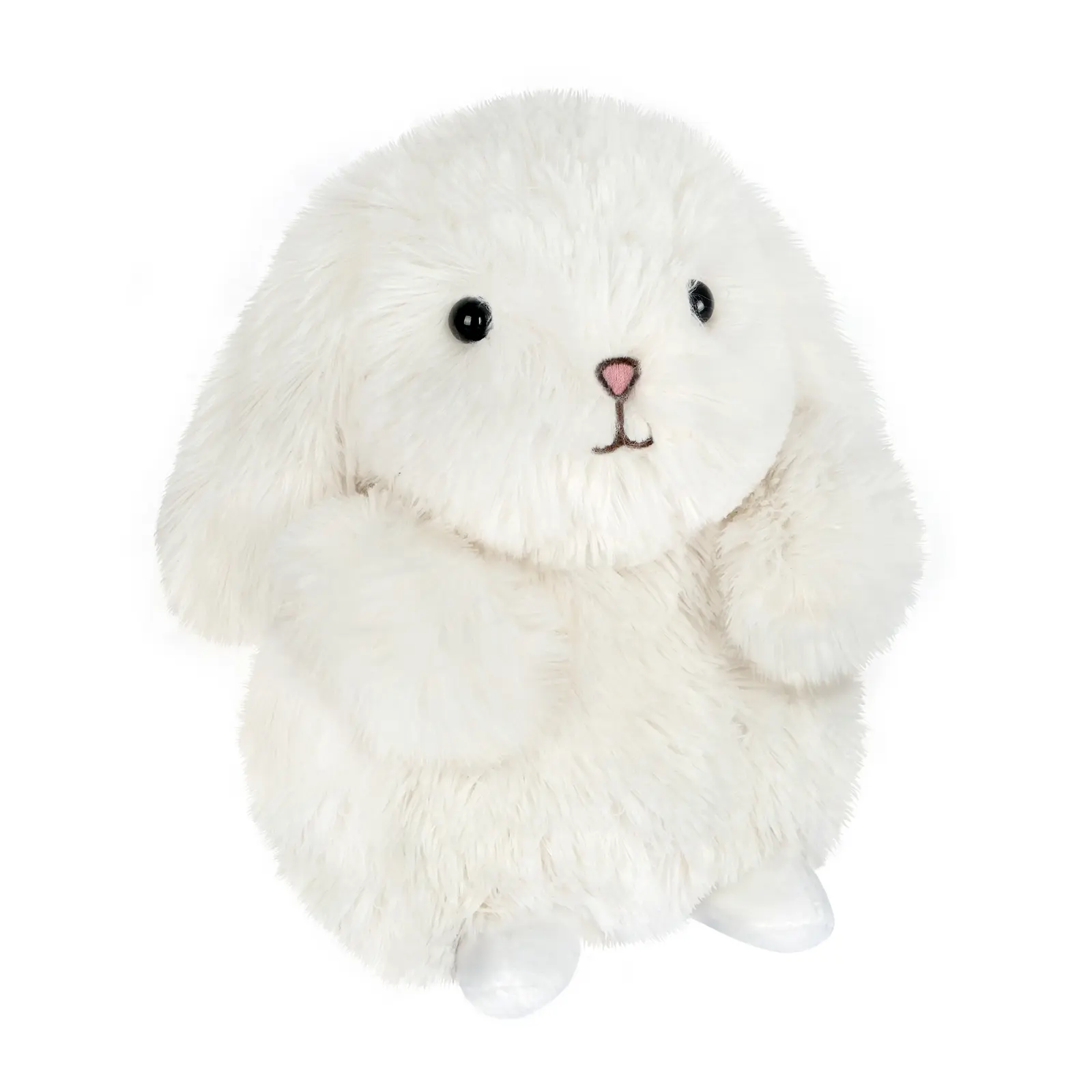 Adorable 8'' Bunny Stuffed Animal 1.3 lbs Microwavable Heating Pad Filled with Natural Flaxseed Unscented 90s Quick Heat Gift for Kids Women