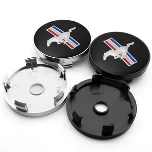 4PCS 60mm Car Wheel Center Hub Cap Badge Sticker Styling Accessories For Ford Mustang ST Fiesta Focus Mk2 3 4 Edition Mondeo Fusion FOOSE Sticker For Cars