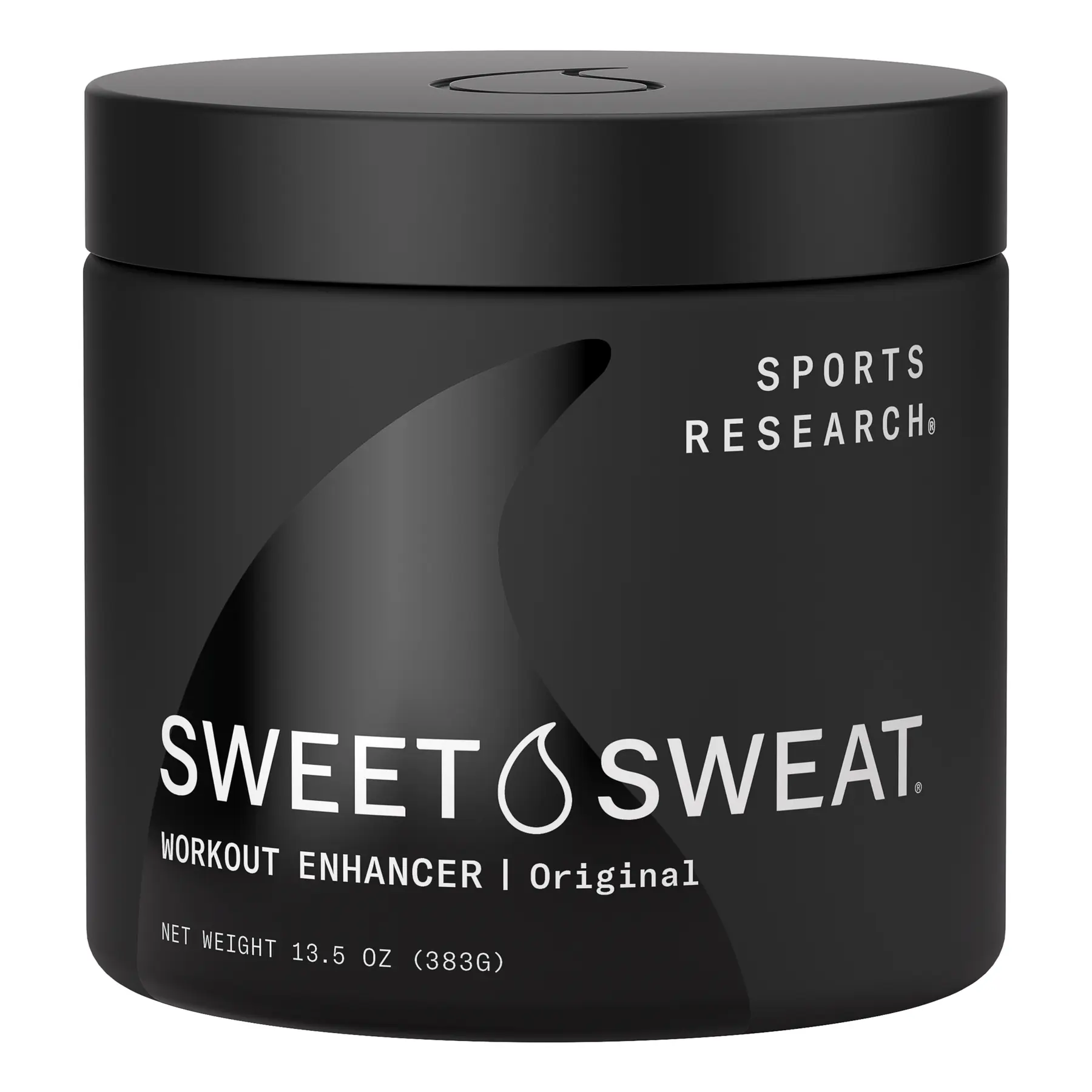 Sweet Sweat­ Workout Enhancer Gel by Sports Research -Thermogenic Exercise Topical Gel for Faster Sweating - 6.5 oz Jar