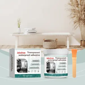 Multifunctional Transparent Waterproof Glue, Home Decoration No-Brick Installation Leakproof Durable Invisible Adhesive, Strong Adhesion