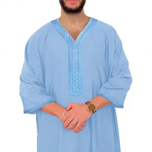 PREMIUM GANDOURA  - Men's Moroccan style thobe traditional clothing Luxurious Handcrafted Exquisite