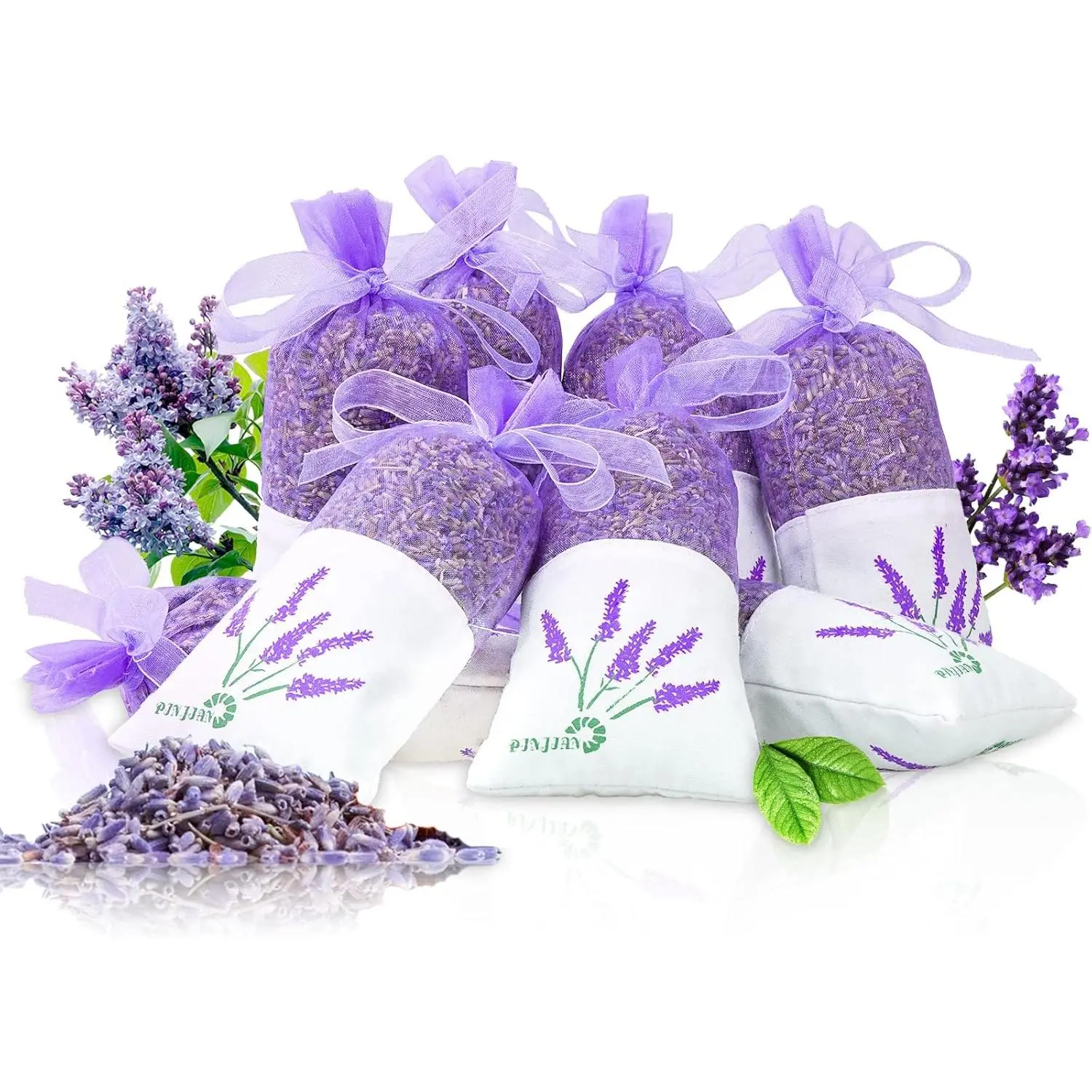 8 Packs  Lavender Sachets for Drawers and Closets Fresh Scents, Home Fragrance Sachet Sleep, Purple Sachets