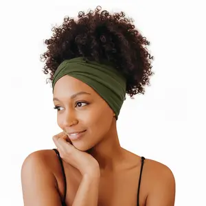 6-Pack Boho Sports Headbands for Women - Non-Slip Wide Sweatband for Yoga, Workout & Hiking - Soft Breathable Stretchy Fabric for All Hair Types