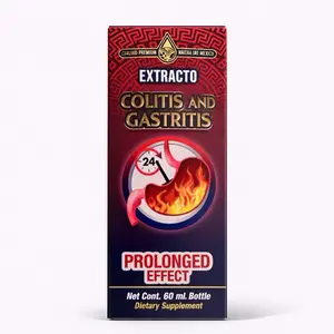 Extract Colitis & Gastritis Support Drops 60 ml – Herbal Digestive Support Supplement, Prolonged Effect, Natural Formula