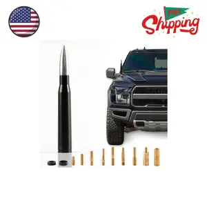 Universal Car Antenna Replacement Compatible with Ford, Dodge, Chevrolet, GMC, Jeep Silver, Car Accessories