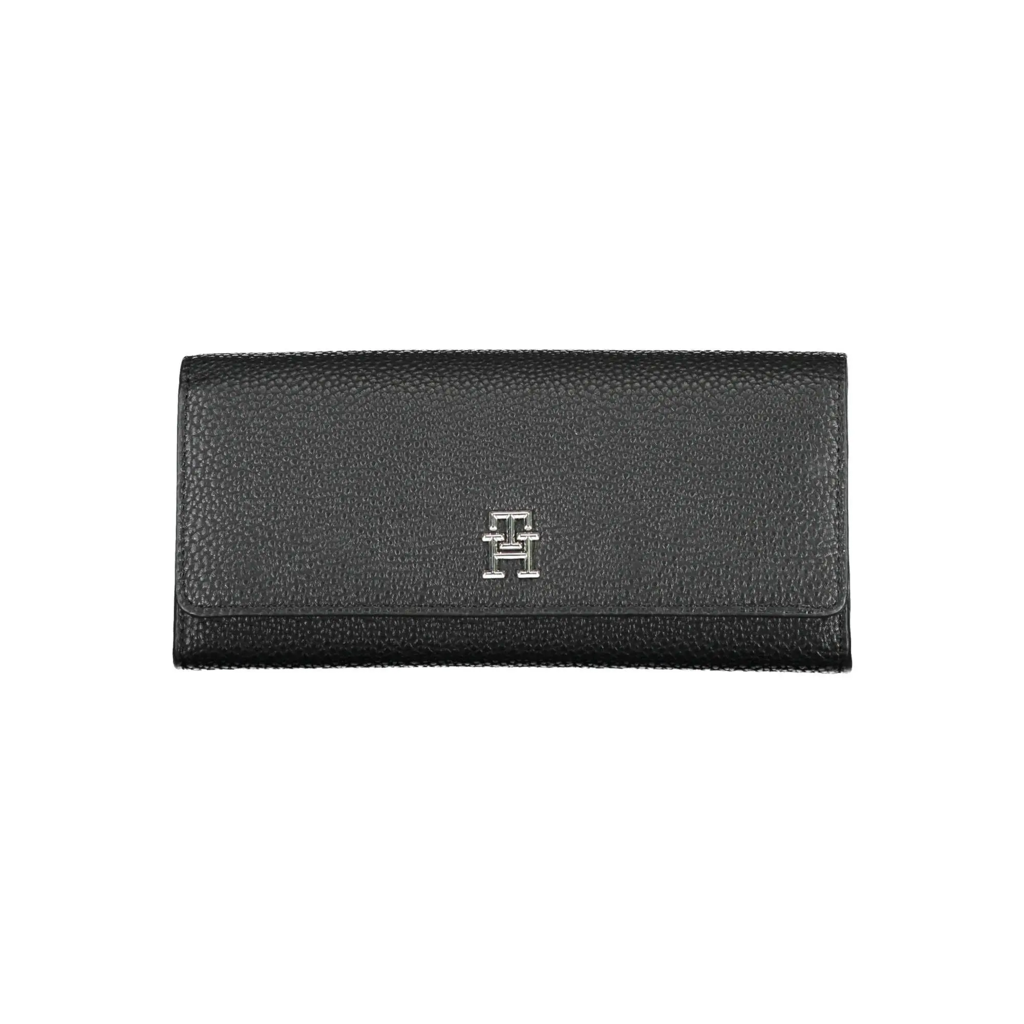 Tommy Hilfiger Black Polyurethane Wallet