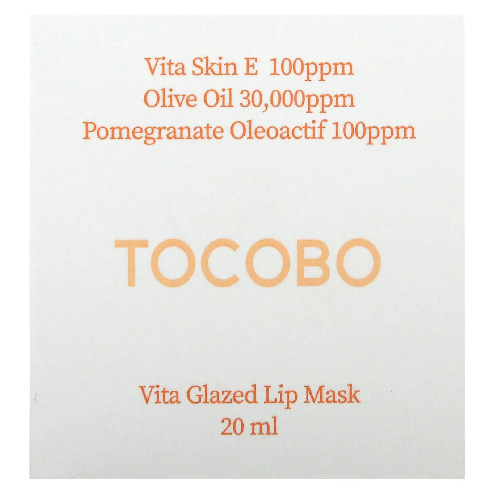 Tocobo Vita Glazed Lip Mask, 20 ml